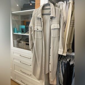 Like new free people long ruby shacket